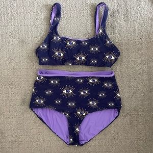 Kitty And Vibe Evil Eye Bikini Set